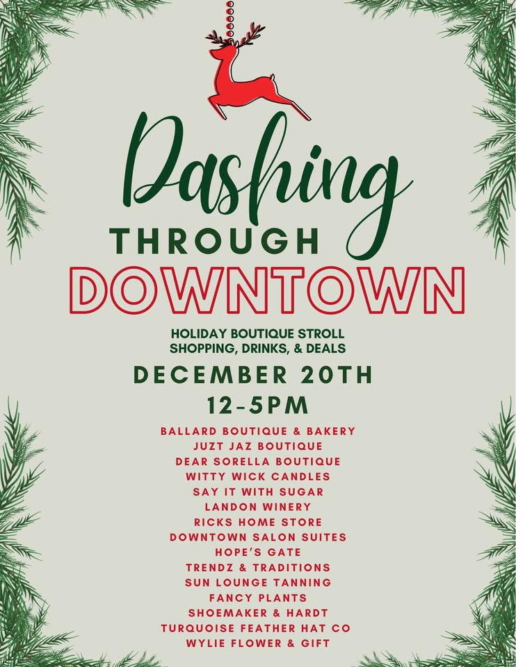 Dashing Through Downtown Wylie