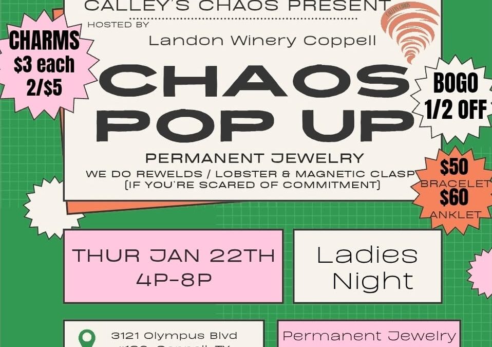 Chaos Pop Up! Vendor Market Coppell