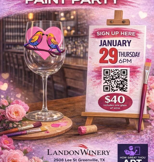 Wine Glass Painting Greenville