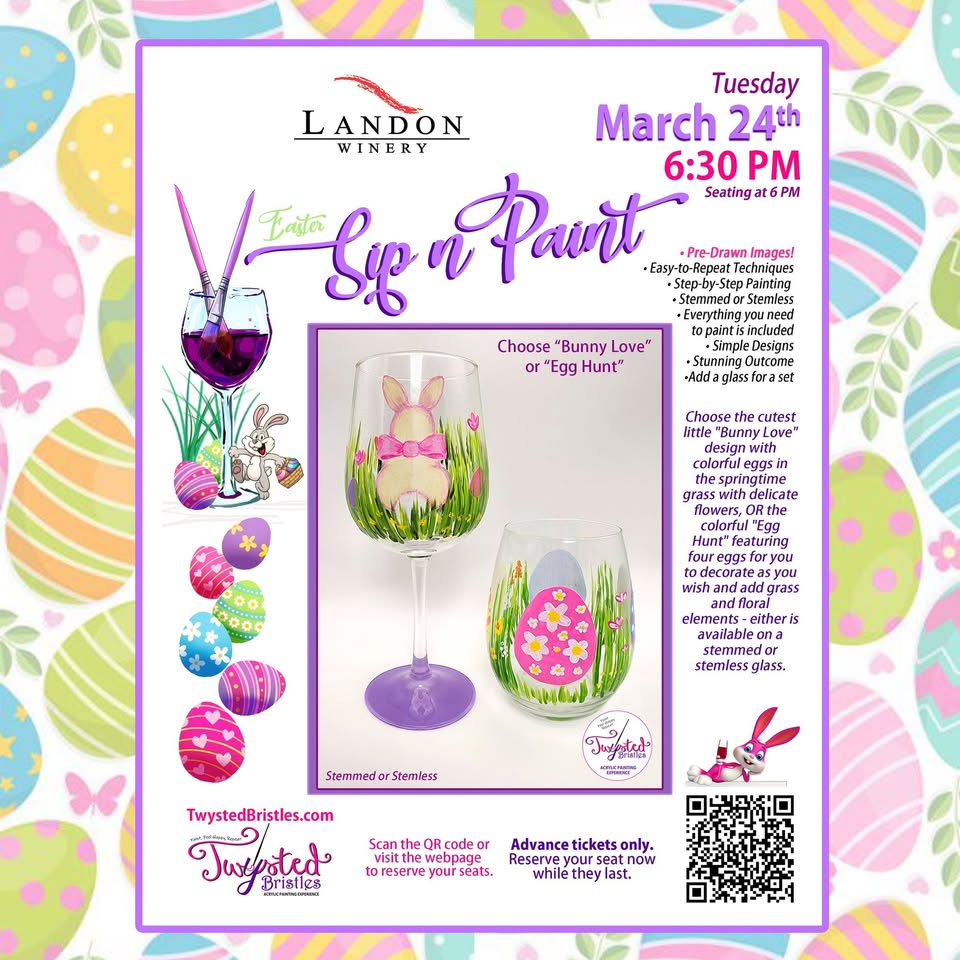 Easter Glass Painting Event Wylie