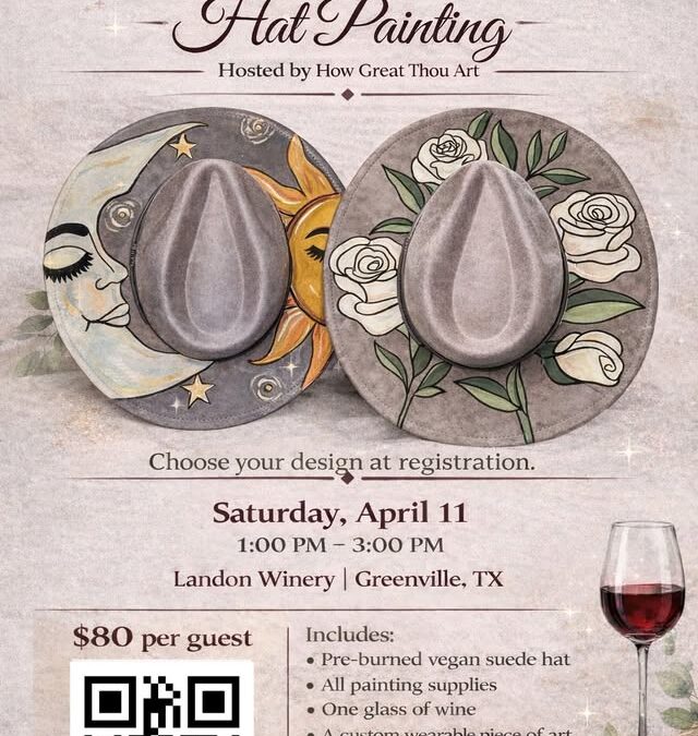 Hat Painting Event Greenville