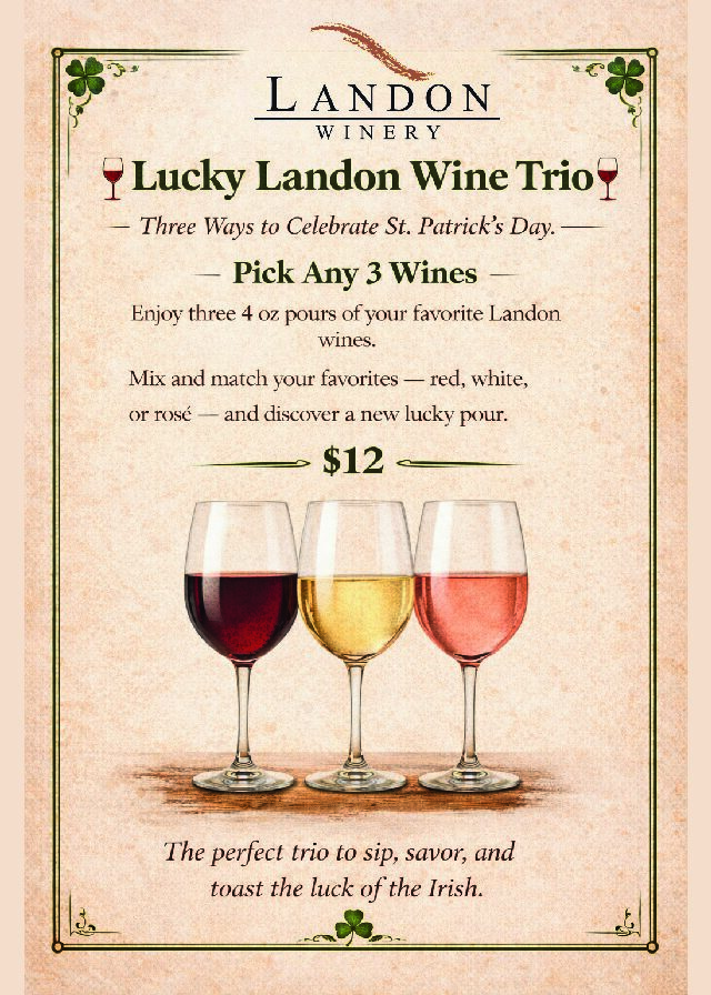 St. Patrick’s Day Lucky Landon Trio