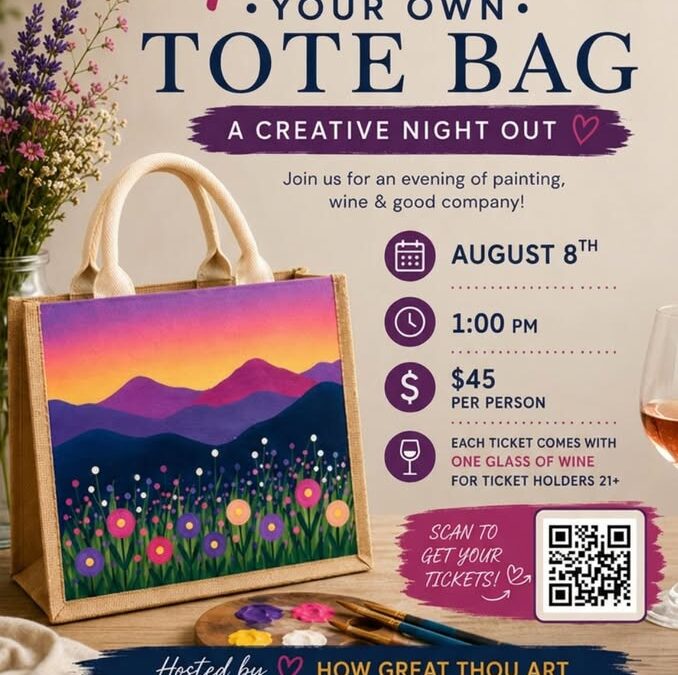 Tote Bag Painting Greenville
