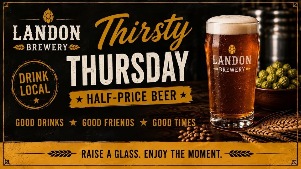 Thirsty Thursday: Half Price Pints!
