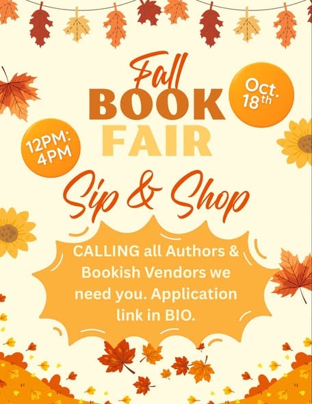 Fall Book Fair Sip & Shop Wylie