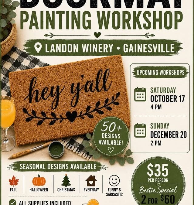 Doormat Painting Workshop Gainesville