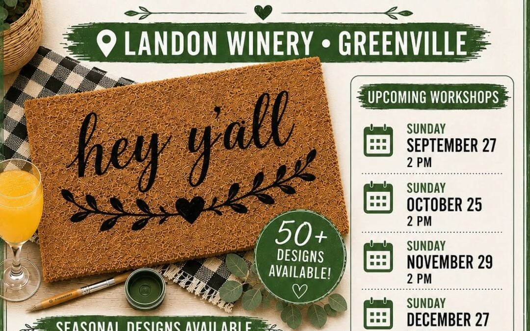 Doormat Painting Workshop Greenville