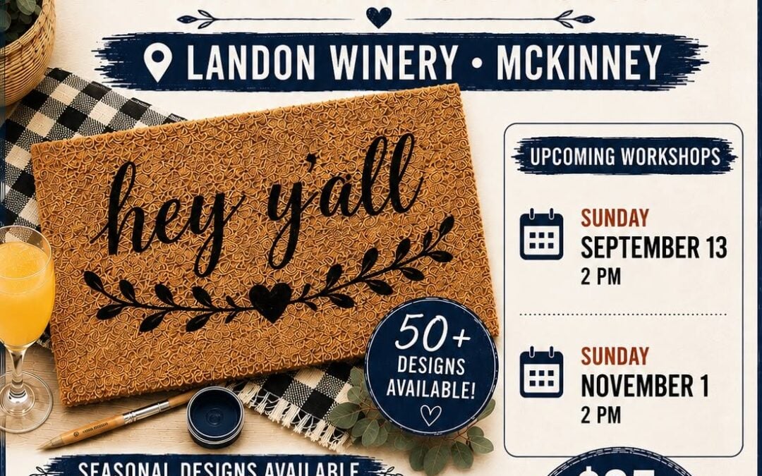 Doormat Painting Workshop McKinney